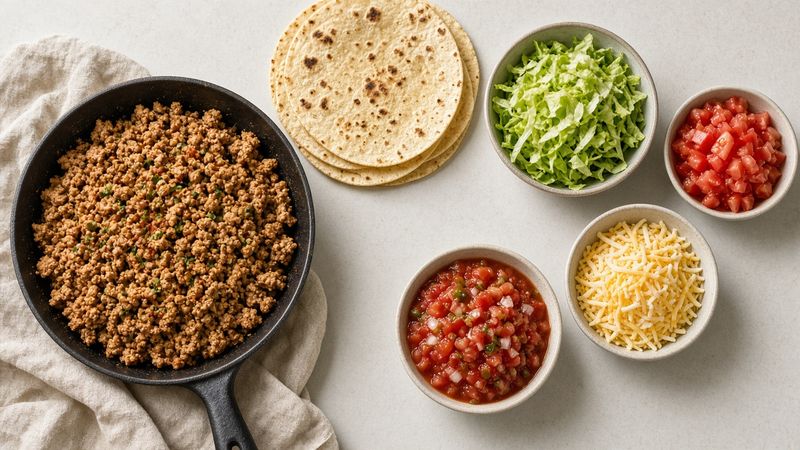 Turkey taco night (sample photo)